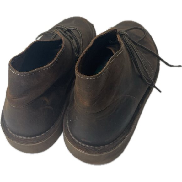Clarks Men’s Bushacre Chukka Boots Brown Leather Lace Up Sz 9 - Picture 6 of 9